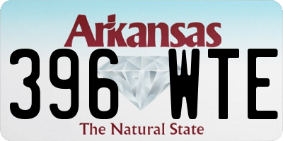 AR license plate 396WTE