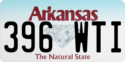 AR license plate 396WTI
