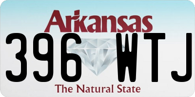 AR license plate 396WTJ