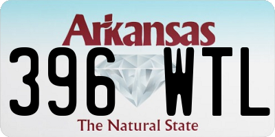 AR license plate 396WTL