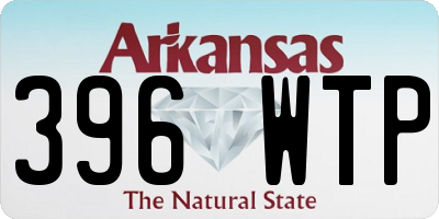 AR license plate 396WTP