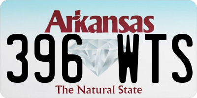 AR license plate 396WTS