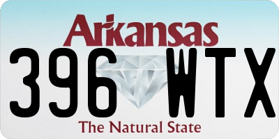 AR license plate 396WTX