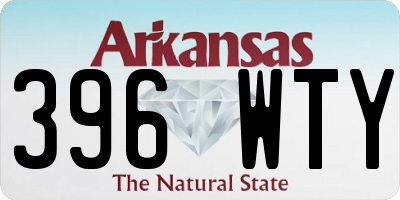 AR license plate 396WTY