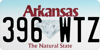 AR license plate 396WTZ