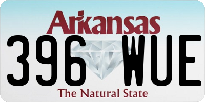 AR license plate 396WUE