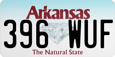 AR license plate 396WUF