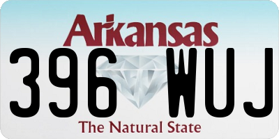 AR license plate 396WUJ