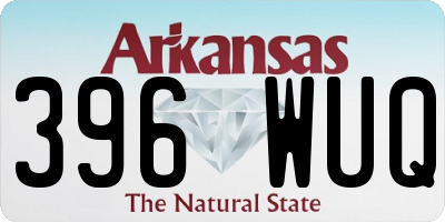 AR license plate 396WUQ
