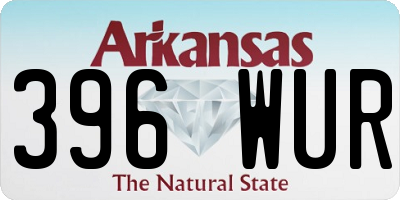 AR license plate 396WUR