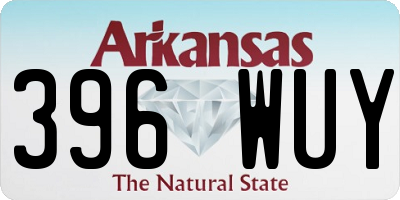 AR license plate 396WUY