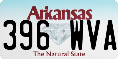 AR license plate 396WVA