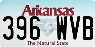 AR license plate 396WVB