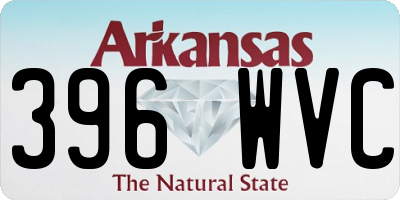 AR license plate 396WVC