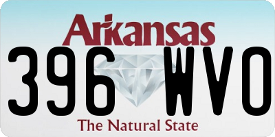 AR license plate 396WVO