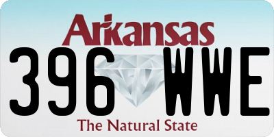 AR license plate 396WWE