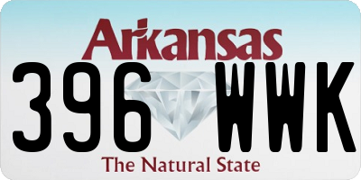 AR license plate 396WWK