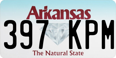 AR license plate 397KPM