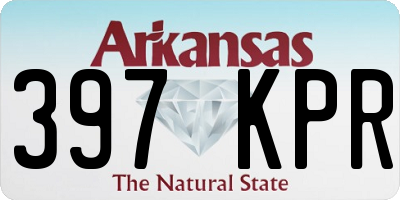 AR license plate 397KPR