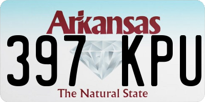 AR license plate 397KPU