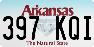 AR license plate 397KQI