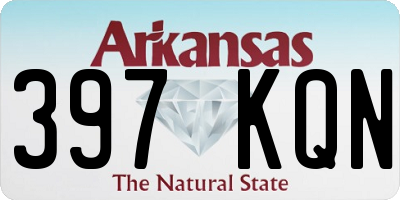 AR license plate 397KQN