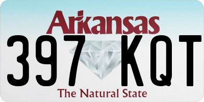 AR license plate 397KQT