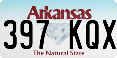 AR license plate 397KQX