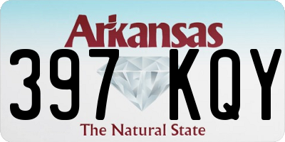 AR license plate 397KQY