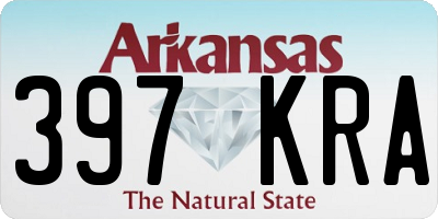 AR license plate 397KRA