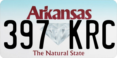 AR license plate 397KRC