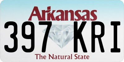 AR license plate 397KRI