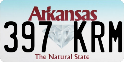 AR license plate 397KRM
