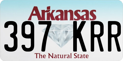 AR license plate 397KRR