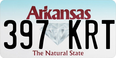 AR license plate 397KRT