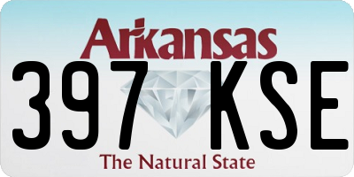 AR license plate 397KSE