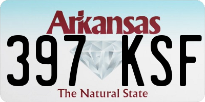 AR license plate 397KSF