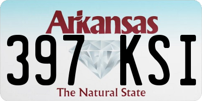 AR license plate 397KSI