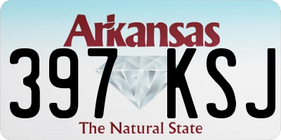 AR license plate 397KSJ