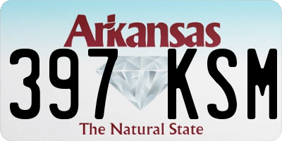 AR license plate 397KSM