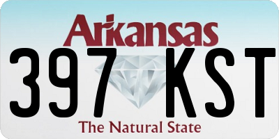 AR license plate 397KST