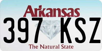AR license plate 397KSZ