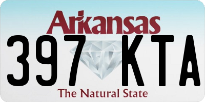 AR license plate 397KTA