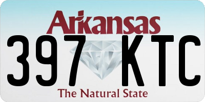 AR license plate 397KTC