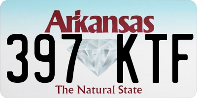AR license plate 397KTF