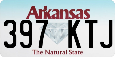 AR license plate 397KTJ