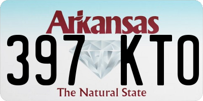 AR license plate 397KTO