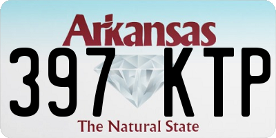 AR license plate 397KTP