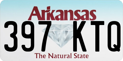 AR license plate 397KTQ
