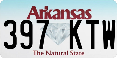 AR license plate 397KTW